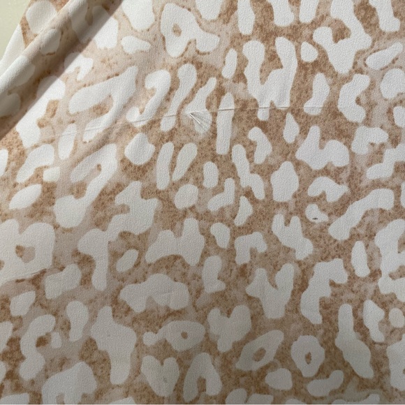 Anne Klein A-line skirt cheetah print nude size 4 - Picture 5 of 8